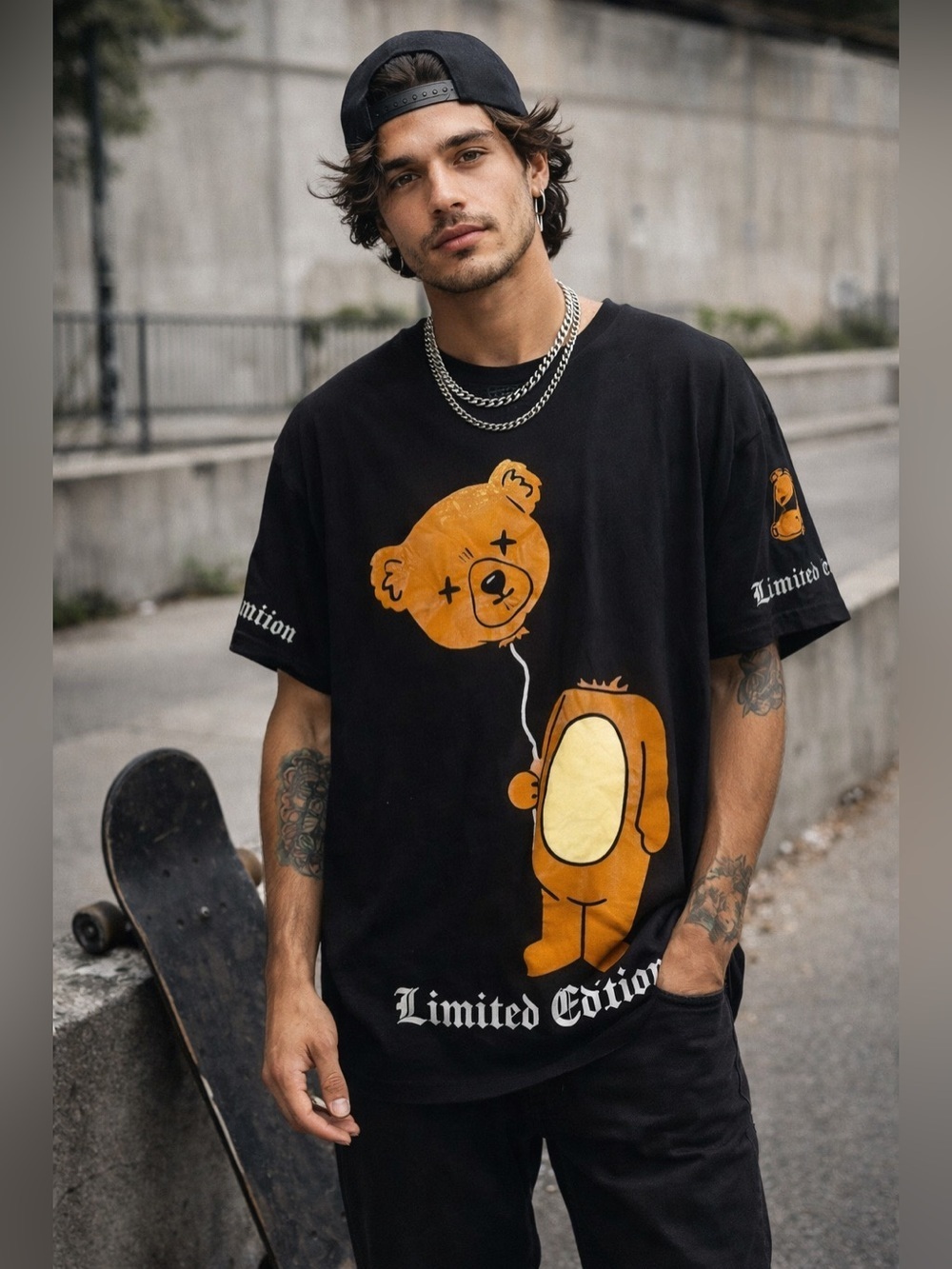 Fresh Laundry Limited Edition Mens Sz XL T Shirt Decapitated Bear Graphic